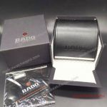 Original Style Rado Black Leather Watch Box Set W/ Papers
